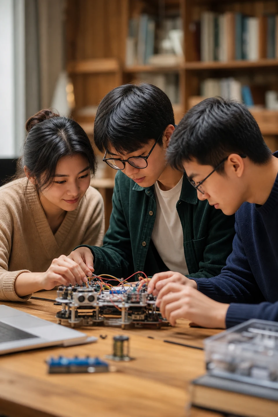 学生协作完成实践项目